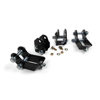 JKS Shock Relocation Brackets 2" Extension (F&R): Jeep Gladiator JT 2020-2024 w/ 2.5" Lift
