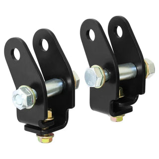 RockJock Front Shock Relocation Axle Bracket Kit: Fits Most Jeep Gladiator Models (2018-2026)