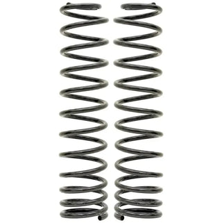 RockJock Front Coil Springs 3.5in Lift Pair (FRONT): Jeep Gladiator EcoDiesel (18-26) - Gloss Black
