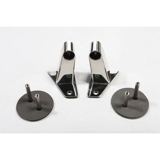 Rugged Ridge Stainless Steel Mirror Relocation Brackets: Fits Most Jeep Wrangler Models (2007-2018)