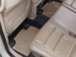WeatherTech Rear Rubber Floor Mats (REAR): Dodge Durango / Jeep Grand Cherokee (11-26) - Tan