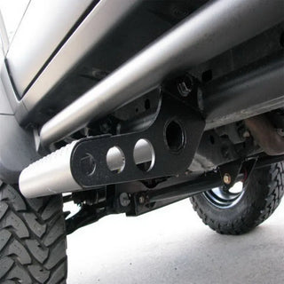 N-Fab RKR Rails 1.75in w/ Detachable Steps: Jeep Wrangler JK 2-Door (2007-2018) - Textured Black