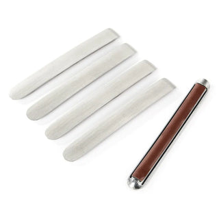 Rugged Ridge Aluminum Door Handle Inserts Kit: Fits Most Jeep Wrangler Models (2007-2018)