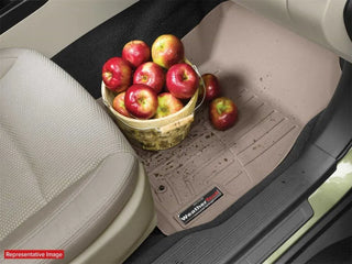 WeatherTech Rear FloorLiner Tan (REAR): Jeep Wrangler JL 2021-2024 4xe