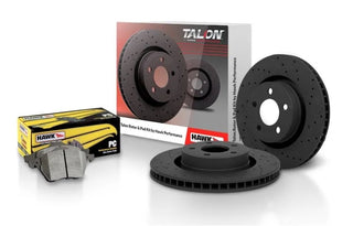 Hawk Performance Front Talon Street Rotors & Ceramic Pads: Jeep Grand Cherokee SRT8 / SRT 2012-2015