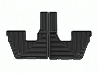WeatherTech All-Weather Rear Floor Mats (3rd Row) (REAR): Jeep Grand Cherokee L (11-26) - Black