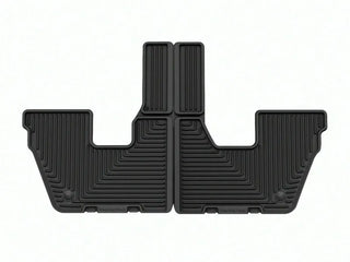 WeatherTech All-Weather Rear Floor Mats (3rd Row) (REAR): Jeep Grand Cherokee L (11-26) - Black