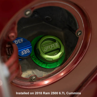 PPE Billet Fuel Cap: Ram HD 6.7L Cummins (13-18) / 1500 3.0L EcoDiesel (14-18) w/ Built-In Magnet