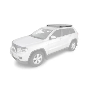 Rhino-Rack Backbone Mounting System w/ Metal Roof Rails (ROOF): Jeep Grand Cherokee (11-21) - Black