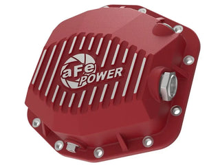 aFe Power Pro Series M220 Rear Diff Cover Red: Jeep Wrangler JL 2018-26 / Gladiator JT Rubicon 2020-25