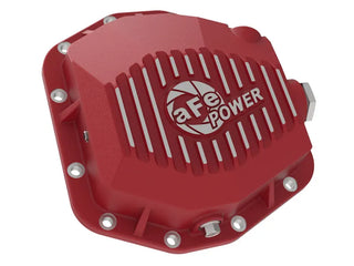aFe Power Pro Series M220 Rear Diff Cover Red: Jeep Wrangler JL 2018-26 / Gladiator JT Rubicon 2020-25