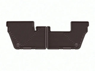 WeatherTech Rear Rubber Floor Mats - Cocoa: Fits Most Jeep Grand Cherokee L Models (2021-2024)
