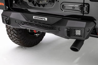 Go Rhino Rockline Stubby Rear Bumper: Jeep Wrangler JL 2018-2026