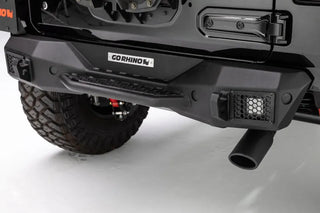 Go Rhino Rockline Stubby Rear Bumper: Jeep Wrangler JL 2018-2026