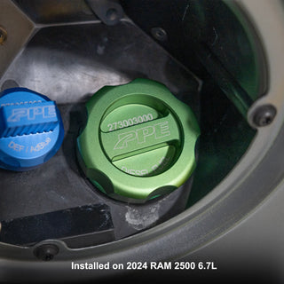PPE Billet Fuel Cap: Ram HD 6.7L Cummins (19-25) / 1500 3.0L EcoDiesel (19-23) w/ Built-In Magnet