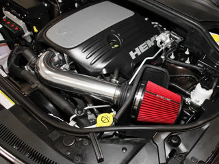 Spectre Air Intake Kit w/ Red Filter & Powder Coated Heat Shield: Fits most Hemi Models