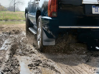 WeatherTech No-Drill MudFlaps (REAR): Fits Most Jeep Grand Cherokee Models (2011-2022) - Black