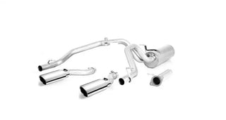 Gibson Dual Split Cat-Back Perf Exhaust Stainless Tips (REAR): RAM 1500 3.6L 2025 Crew Cab Short Bed