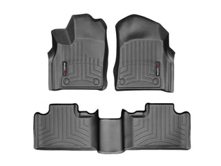 WeatherTech FloorLiners Front & Rear: 16-23 Durango 2nd Row Bench - Black