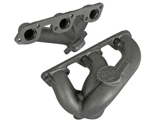 aFe BladeRunner Ported Ductile Iron Exhaust Manifolds (FRONT): Jeep Wrangler JK 2007-2011 3.8L