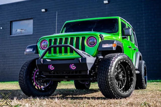 ORACLE 7" High Powered LED Halo Headlights ColorSHIFT (FRONT): Jeep Wrangler JL / Gladiator JT 2018-2026