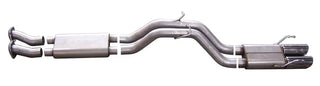 Gibson Cat-Back Perf Exhaust Aluminized Polished Tip (REAR): Jeep Grand Cherokee SRT8 2006-2010 6.1L HEMI