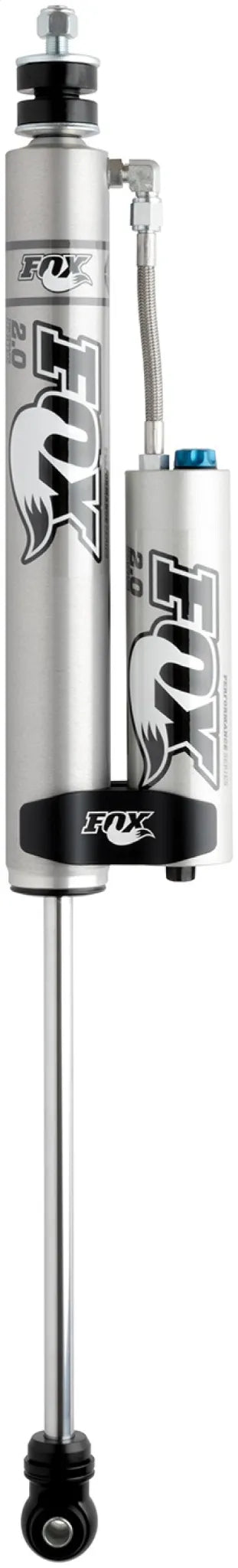 FOX Performance Series 2.0 Smooth Body Reservoir Front Shock Adjustable (FRONT): Jeep Wrangler JK 2007-2018 2.5-4" Lift