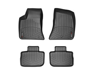 WeatherTech FloorLiners F&R Black: 2011-2023 Charger / 300 RWD