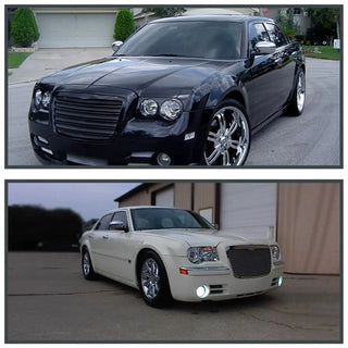 Spec D Side Mirror Covers (Chrome): Chrysler 300 / 300C (05-10),