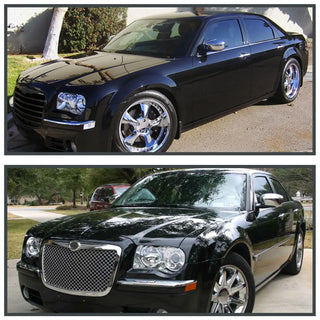 Spec D Side Mirror Covers (Chrome): Chrysler 300 / 300C (05-10),