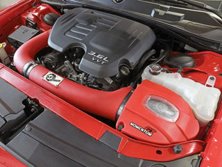 aFe Momentum GT Dry S Stage-2 Intake System (RED): Fits Chrysler / Dodge 3.6L V6 (11-23)
