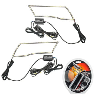 ORACLE Quad Headlight Halo Kit RGB+A ColorSHIFT+ Switchback (F&R): RAM 1500 2009-2018