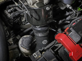 aFe BladeRunner Hot & Cold Charge Pipe Kit: Fits RAM 2500/3500 2019-2023 6.7L Cummins - Wrinkle Black