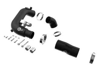 aFe BladeRunner Hot Charge Pipe 2.5" (FRONT): Jeep Wrangler JL 2018-2023 2.0L - Wrinkle Black