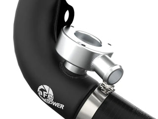 aFe BladeRunner Hot Charge Pipe 2.5" (FRONT): Jeep Wrangler JL 2018-2023 2.0L - Wrinkle Black