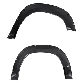 Spec D Riveted Style Fender Flares (Texture Black, 4pc): Ram 1500 2019 - 2024