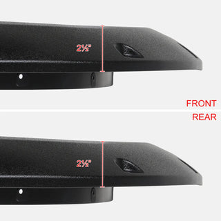 Spec D Riveted Style Fender Flares (Texture Black, 4pc): Ram 1500 2019 - 2024