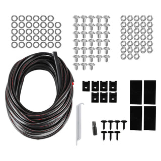 Spec D Riveted Style Fender Flares (Texture Black, 4pc): Ram 1500 2019 - 2024