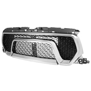 Spec D Rebel Style Grille (Chrome w/ Black Mesh): Ram 1500 2019 - 2024