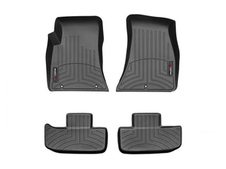 WeatherTech Front & Rear FloorLiners Black (F&R): 15-23 Challenger RWD