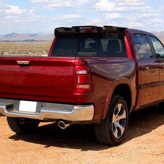 Spec D Rear Cab Spoiler (Glossy Black, 3pc): Ram 1500 2019 - 2024