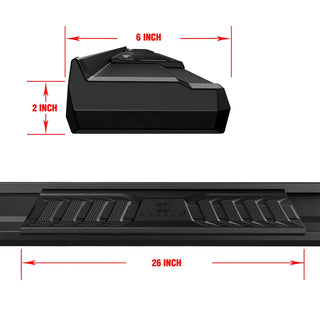 APS S Series Running Boards (Black, Pair): Jeep Wrangler JL 2-Door 2018 - 2025