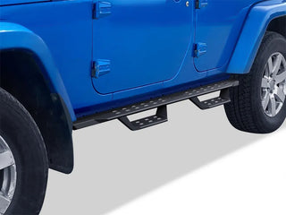 APS Side Armor RS Nerf Bars (Pair): Jeep Wrangler JK 4-Door 2007 - 2018