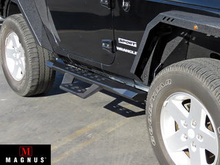 APS Side Armor RS Nerf Bars (Pair): Jeep Wrangler JK 2-Door 2007 - 2018