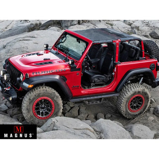 APS Side Armor RS Nerf Bars (Pair): Jeep Wrangler JL 2-Door 2018 - 2025