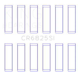King Engine Bearings Connecting Rod Bearing Set: Fits Dodge / Jeep / Ram 3.7L (02-13)