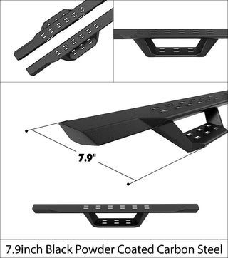 APS Side Armor RS Nerf Bars (Pair): Jeep Wrangler JL 2-Door 2018 - 2025