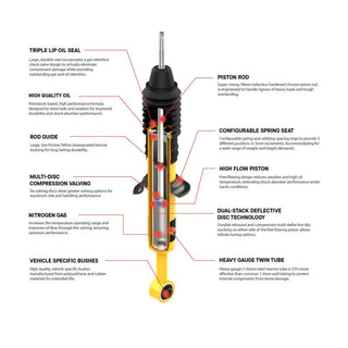Old Man Emu Nitrocharger Plus Front Shock Light-Heavy Load (FRONT): Jeep Wrangler JL 2018-2026 w/ 2.5-3.5" Lift
