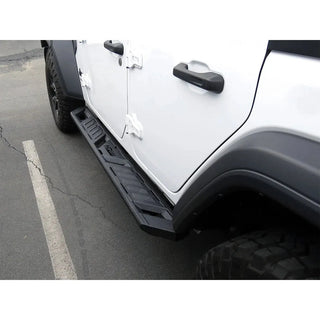 APS A Series Running Boards (Pair): Jeep Wrangler JK 4-Door 2007 - 2018