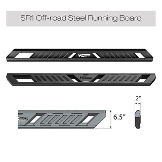 APS A Series Running Boards (Pair): Jeep Wrangler JK 2-Door 2007 - 2018